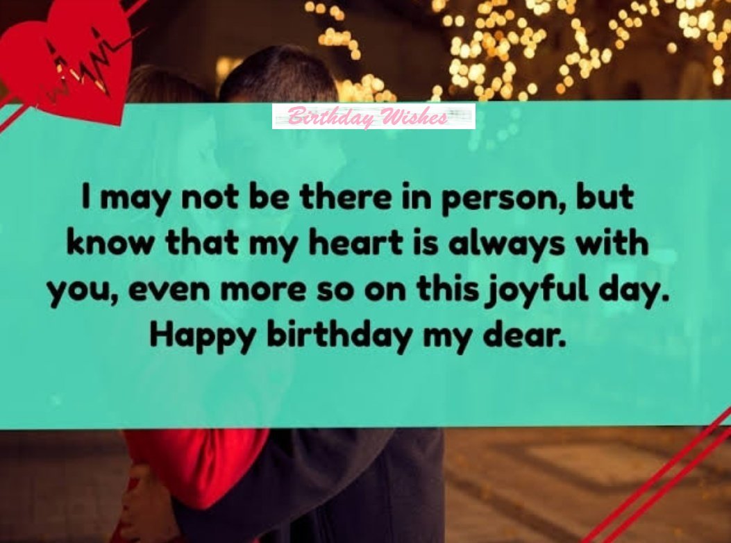 birthday message for long-distance husband