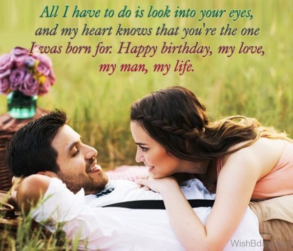 happy birthday message for husband with love