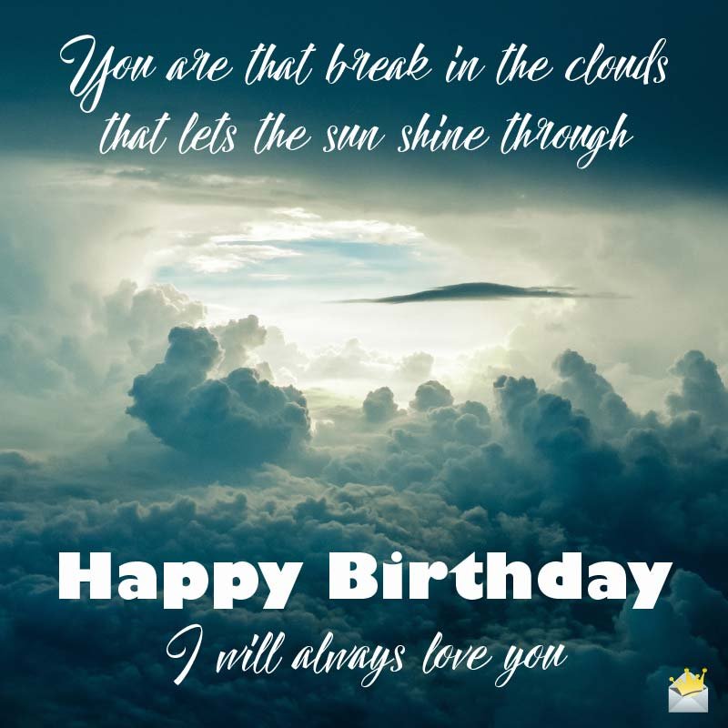 happy birthday message to my husband in heaven